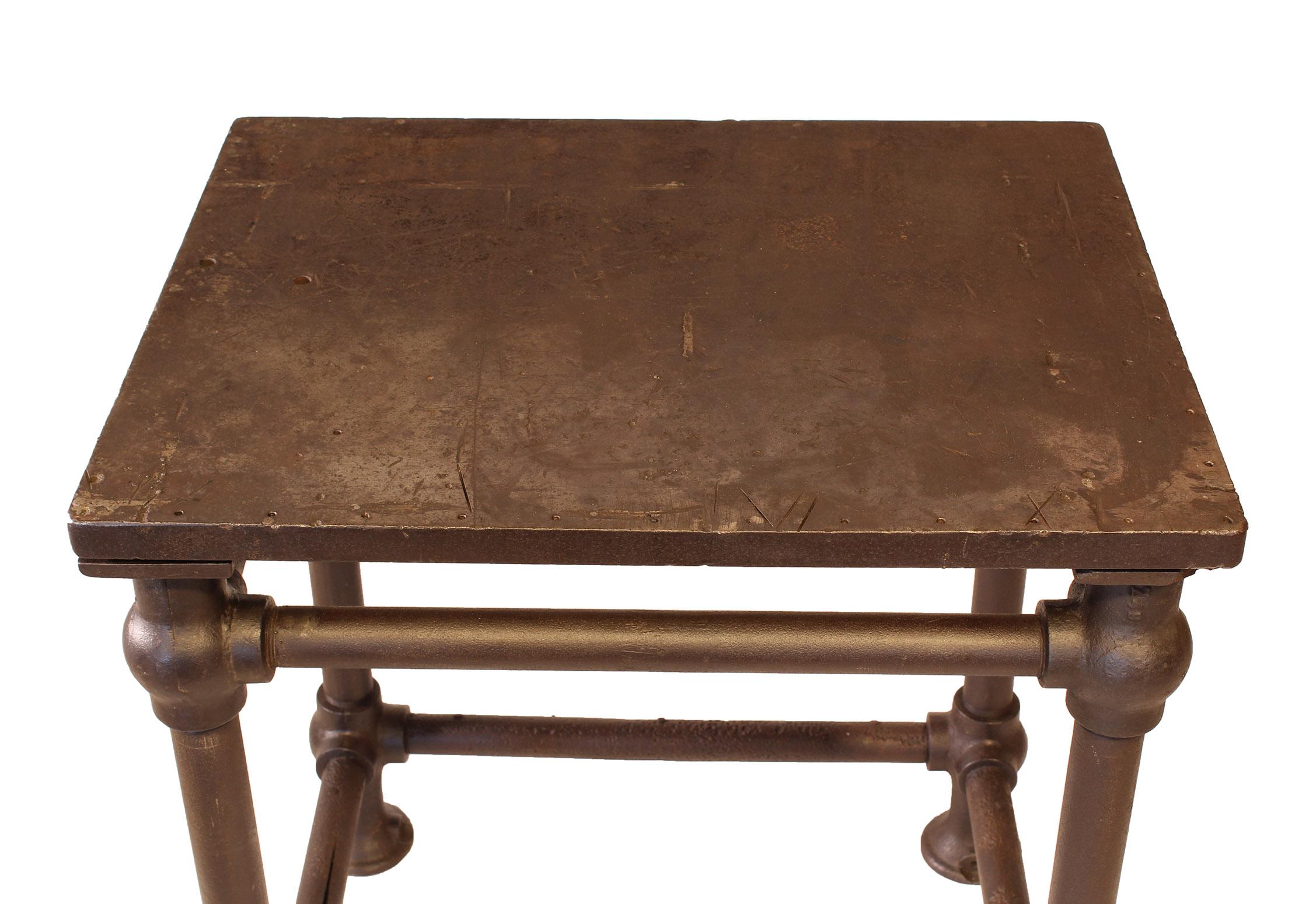 American Made Cast Iron & Steel Industrial Stationary Printers Letterpress Table 1