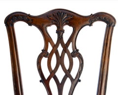 American Made Chippendale Dining Chairs Set of 8