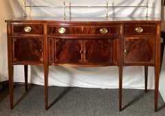 American Made Mahogany and Satinwood Sideboard by Hickory Chair