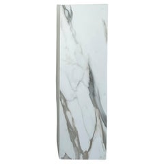 American Made Porcelain 36" Tall Pedestal in  Faux Variegated Marble