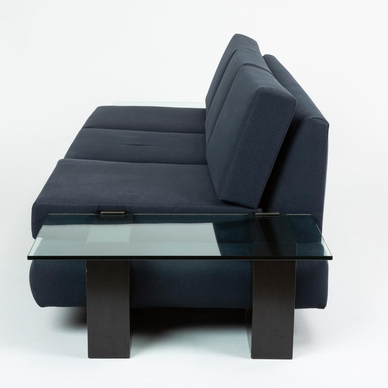 AmericanMade Sofa with Glass End Tables by Kroehler For Sale at