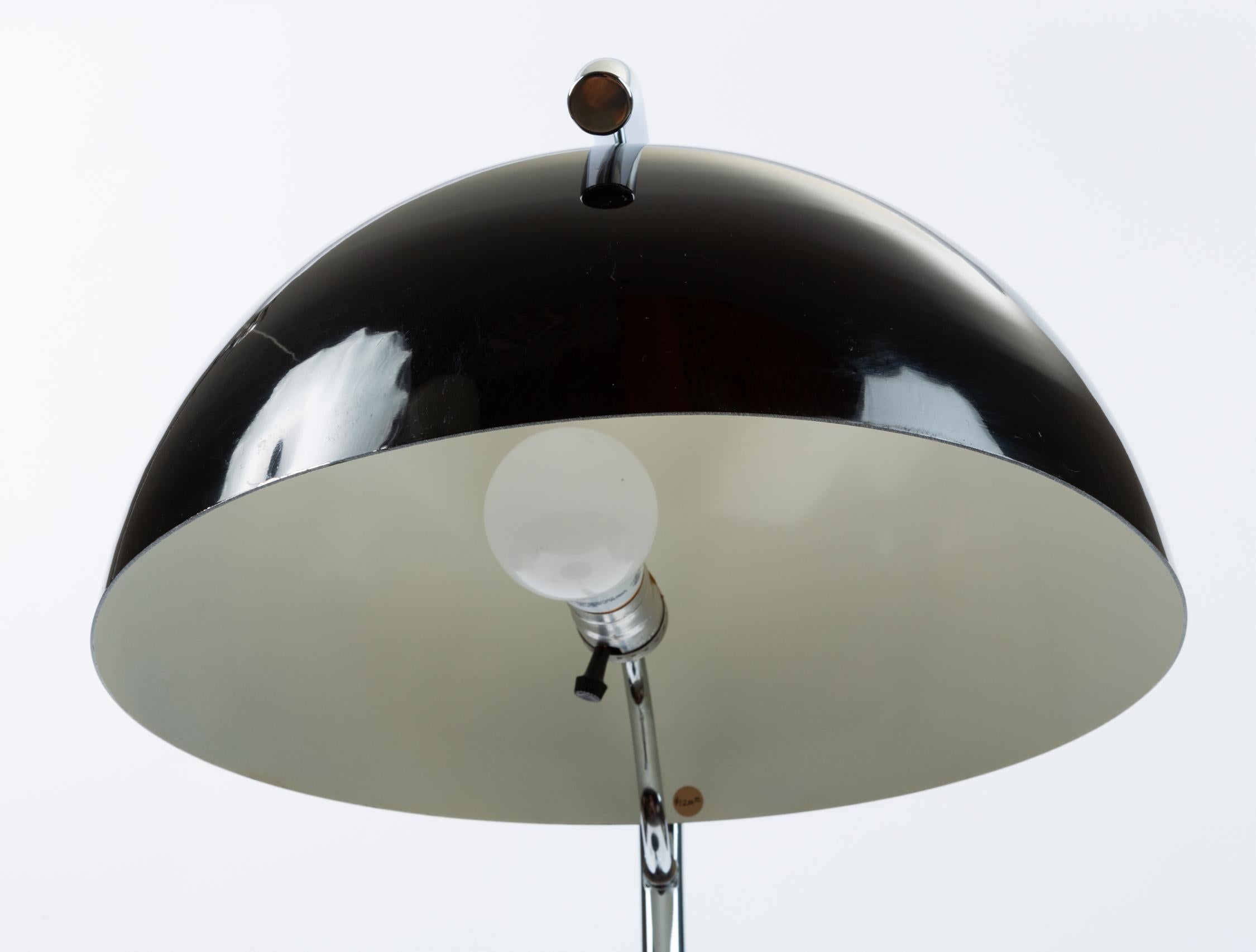 American-Made Table Lamp with Mushroom Shade 3