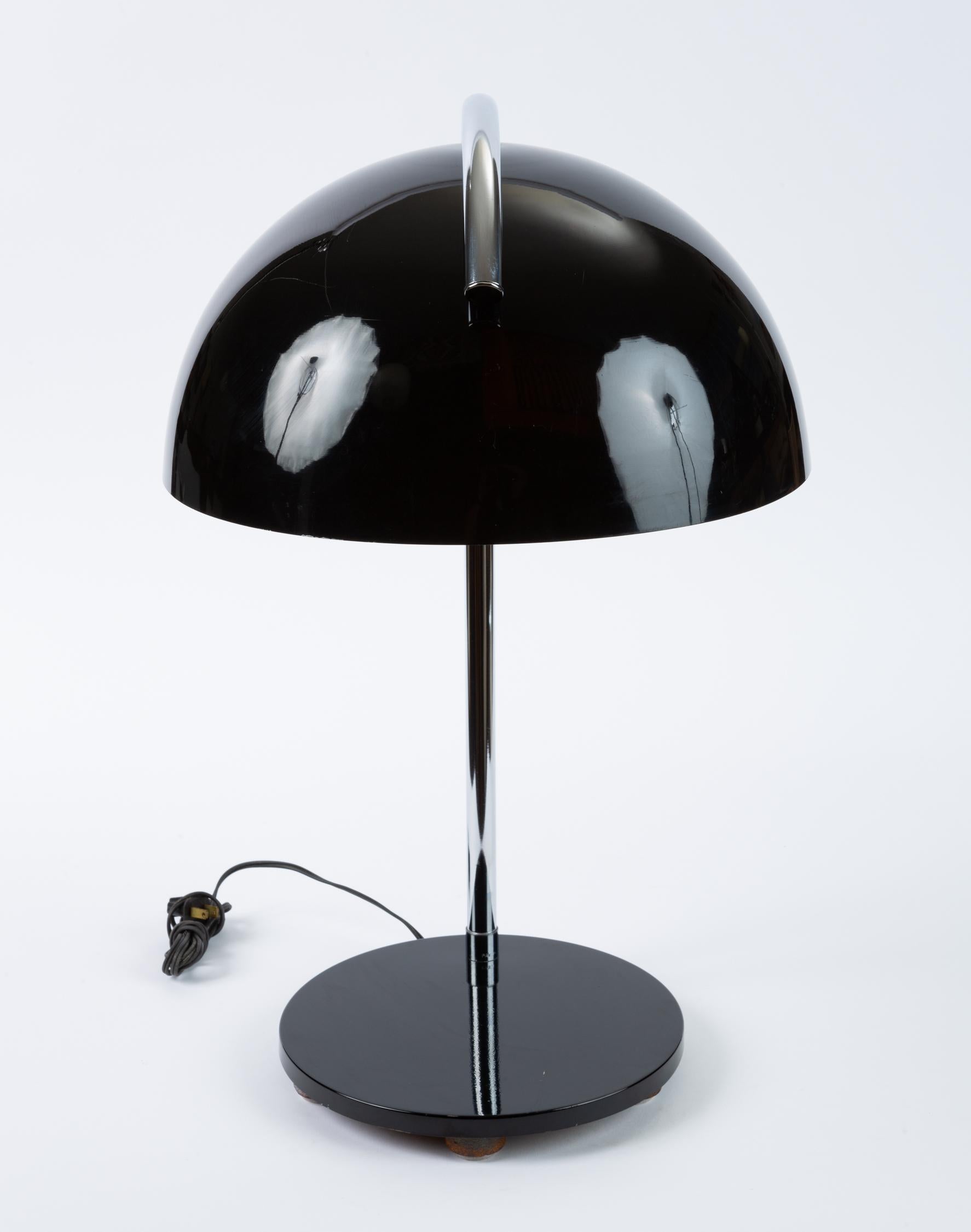 American-Made Table Lamp with Mushroom Shade 1