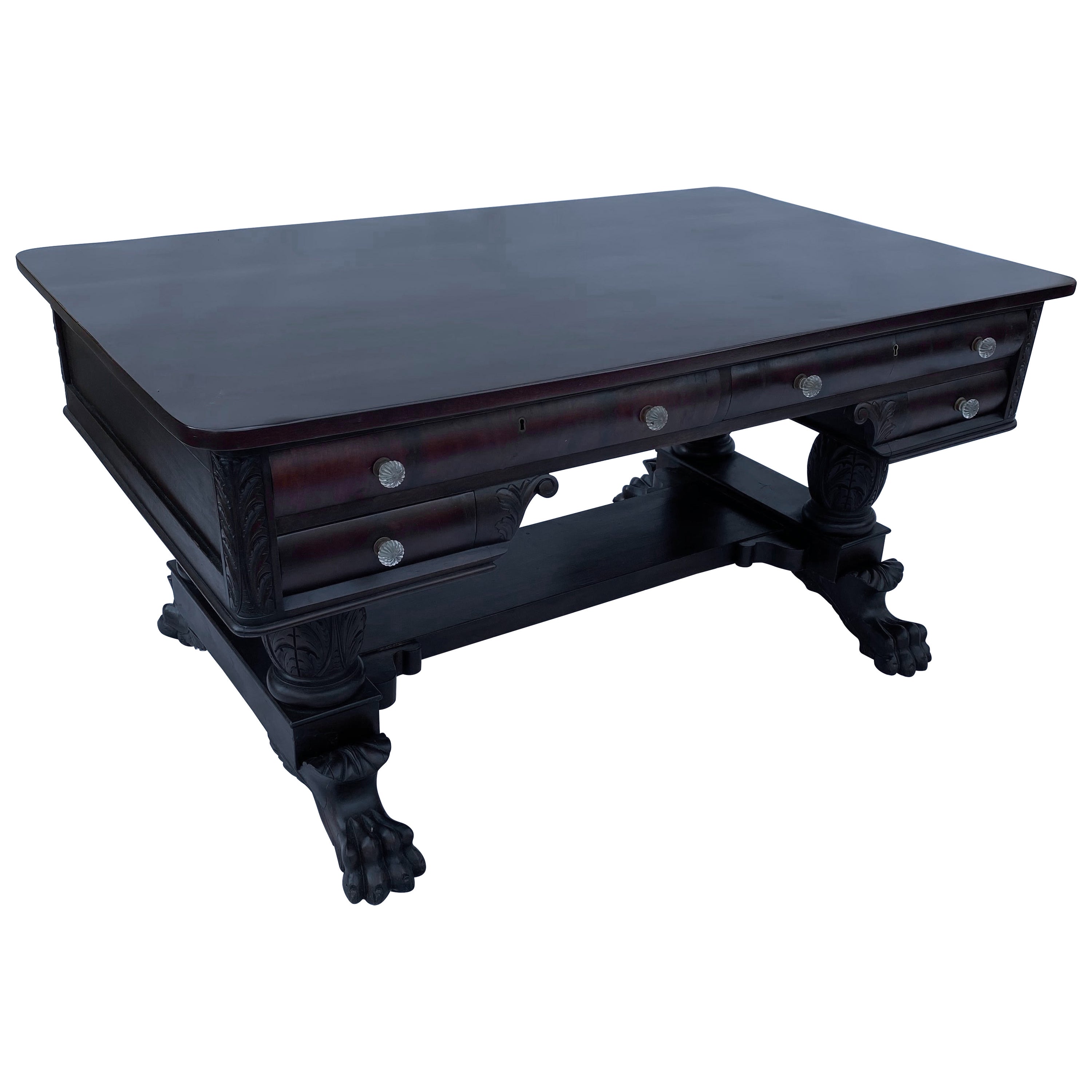 American Mahogany Partner's Desk
