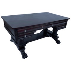 American Mahogany Partner's Desk