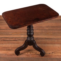 American Mahogany Tilt-Top Tea Table