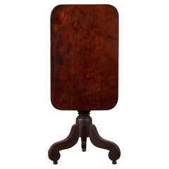 American Mahogany Tilt-Top Tea Table