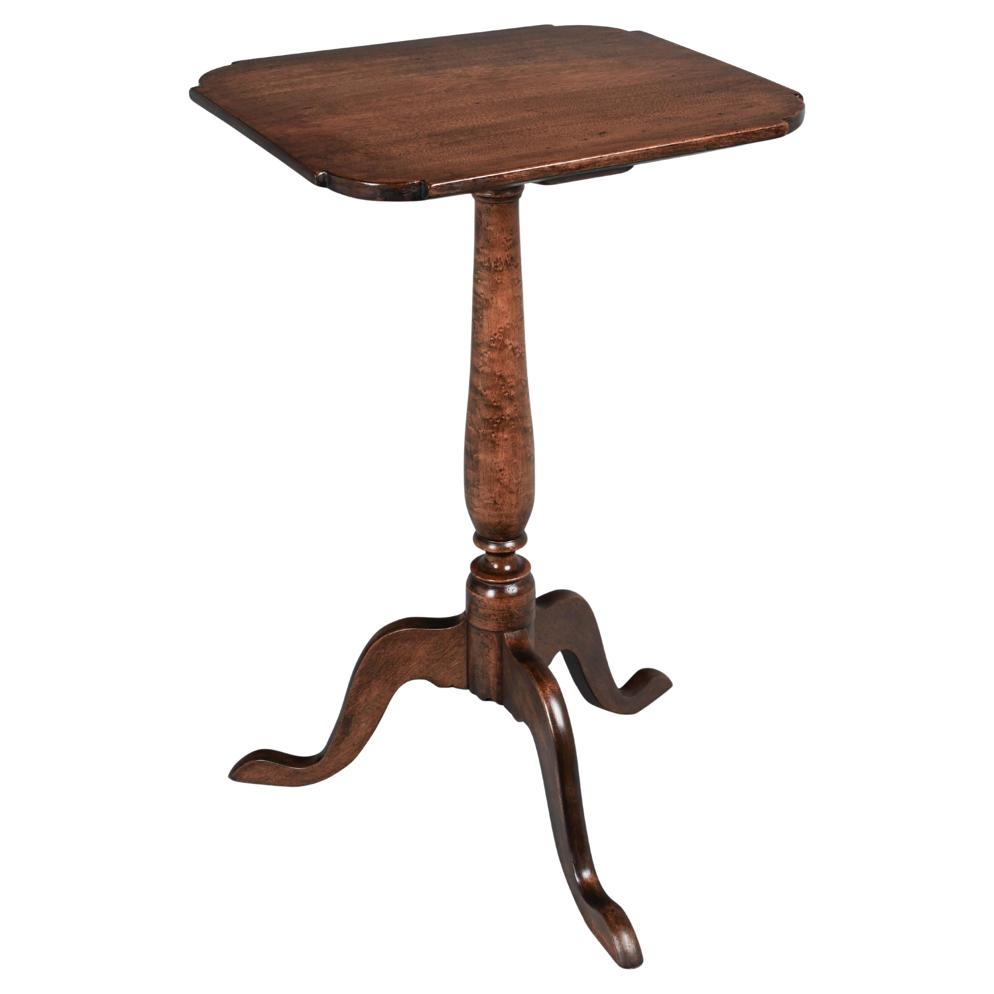 Stand de bougies ou table à boire en érable américain