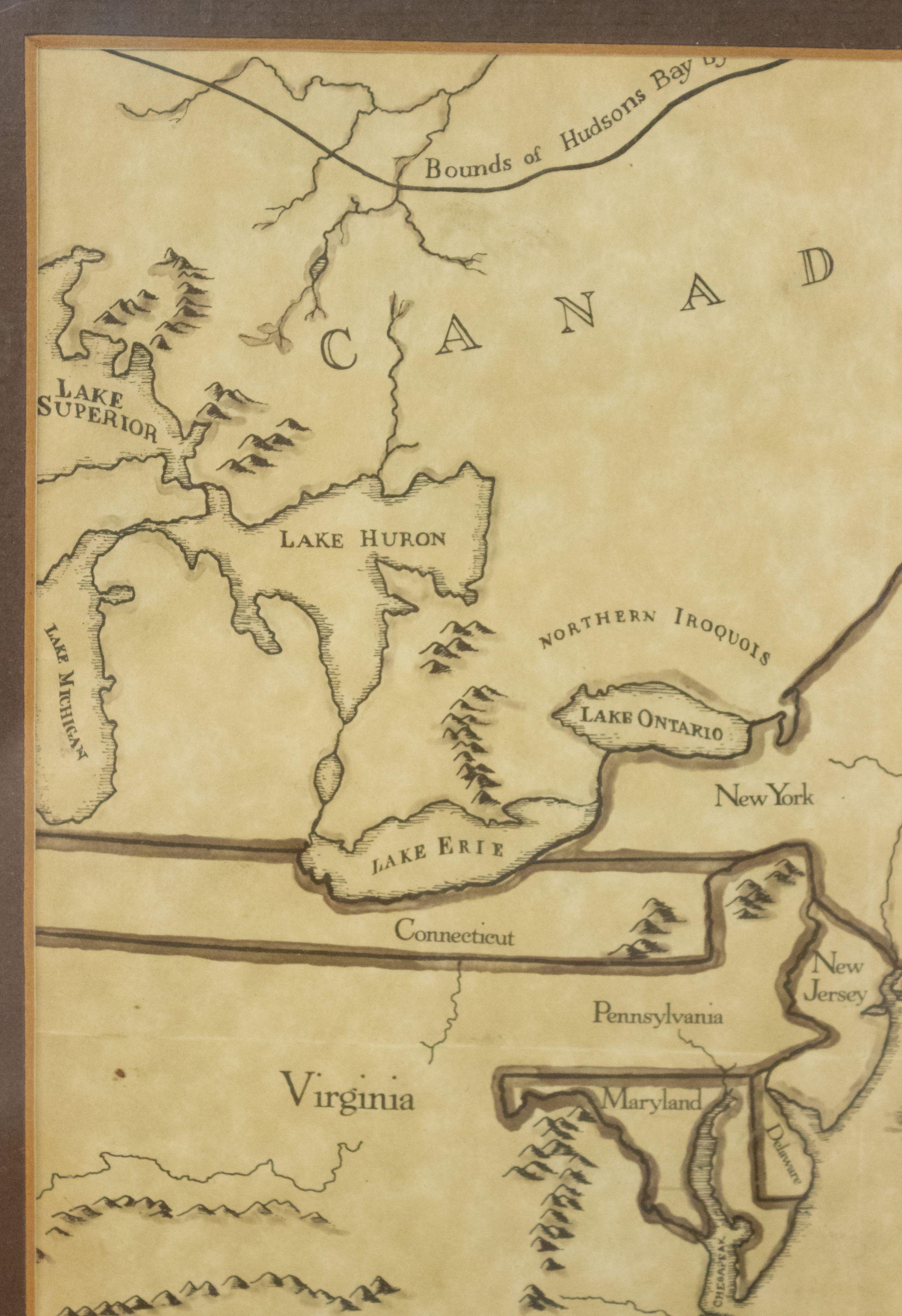 Arce americano Impresión de 13 colonias Estadounidense en venta