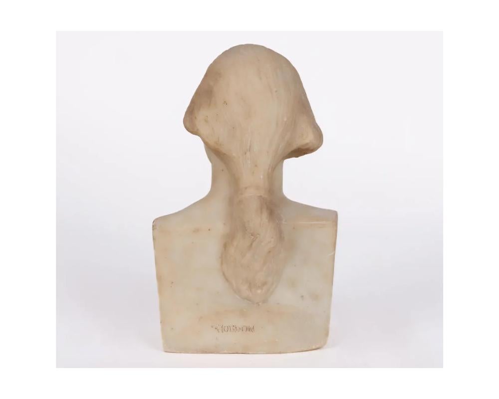 American Marble Bust of George Washington, After Houdon, C. 1890 2