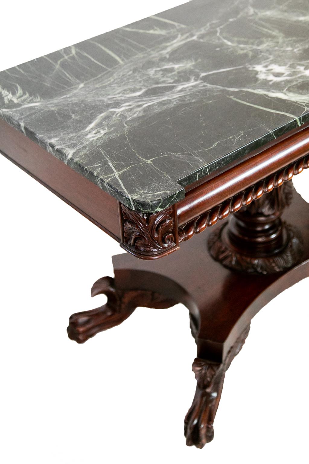 American Marble-Top Console Table 4