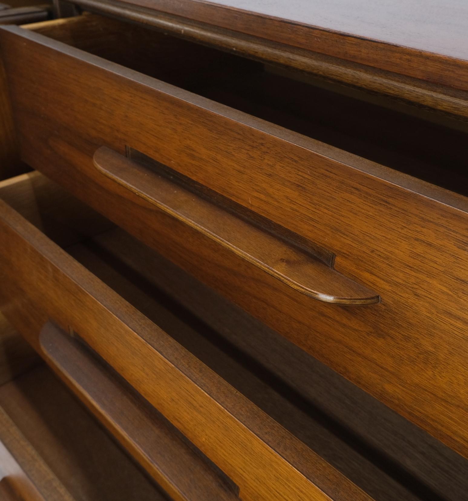 light walnut chest of drawers
