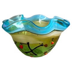 American Mid Century Art Glass Bowl