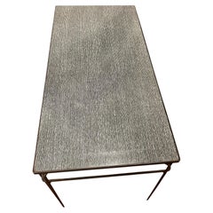 American Mid Century Atomic Age Rare Small Desk Iron & Laminate