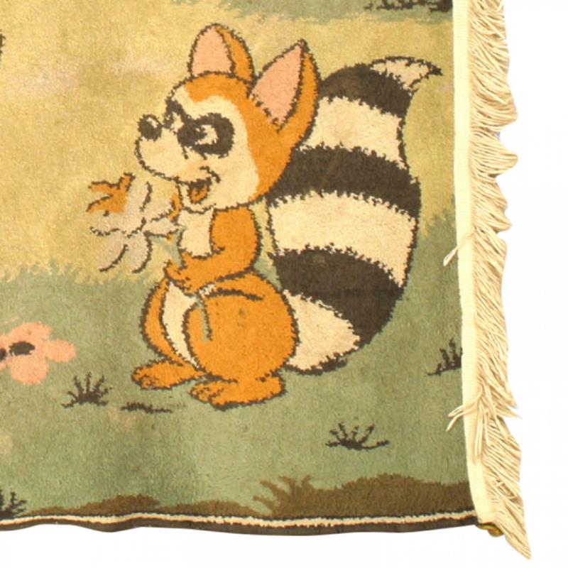 Americano Tappeto American Mid-Century con cartone animato Bambi in vendita