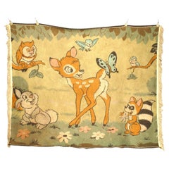 Amerikanische Mitte des Jahrhunderts Bambi Cartoon Teppich
