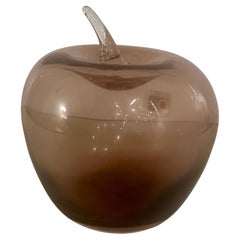 Pomme américaine du milieu du siècle en verre Blenko