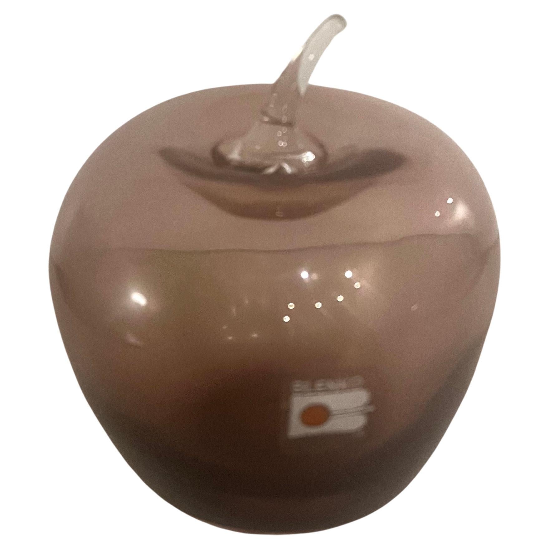 Pomme américaine du milieu du siècle en verre Blenko en vente
