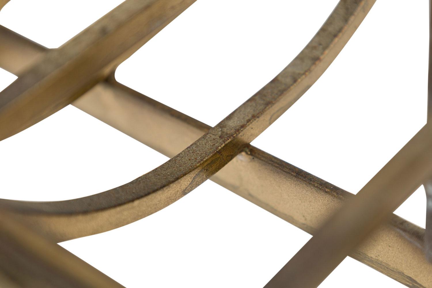 American Mid-Century Brass Model Of Ship By Curtis Jere in vendita 5