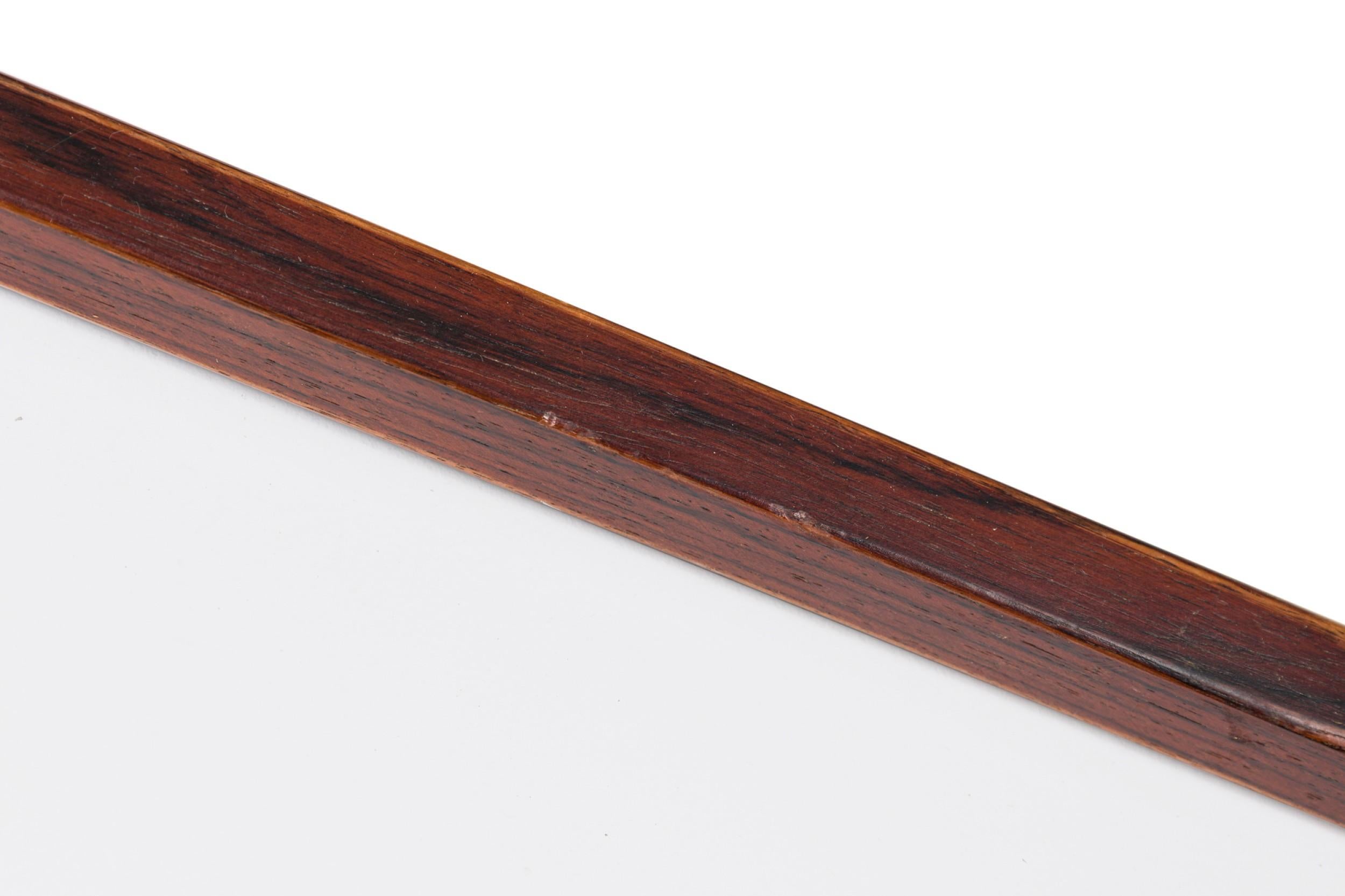 American Mid-Century Brazilian Rosewood Open Frame Cube Occasional Tables For Sale 2