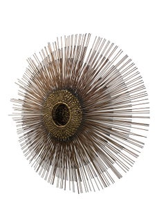 American Mid-Century Brutalist Style Starburst Wall Hanging / Sculpture