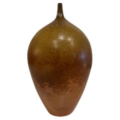 Vaso di ceramica americano di metà secolo smaltato California Design