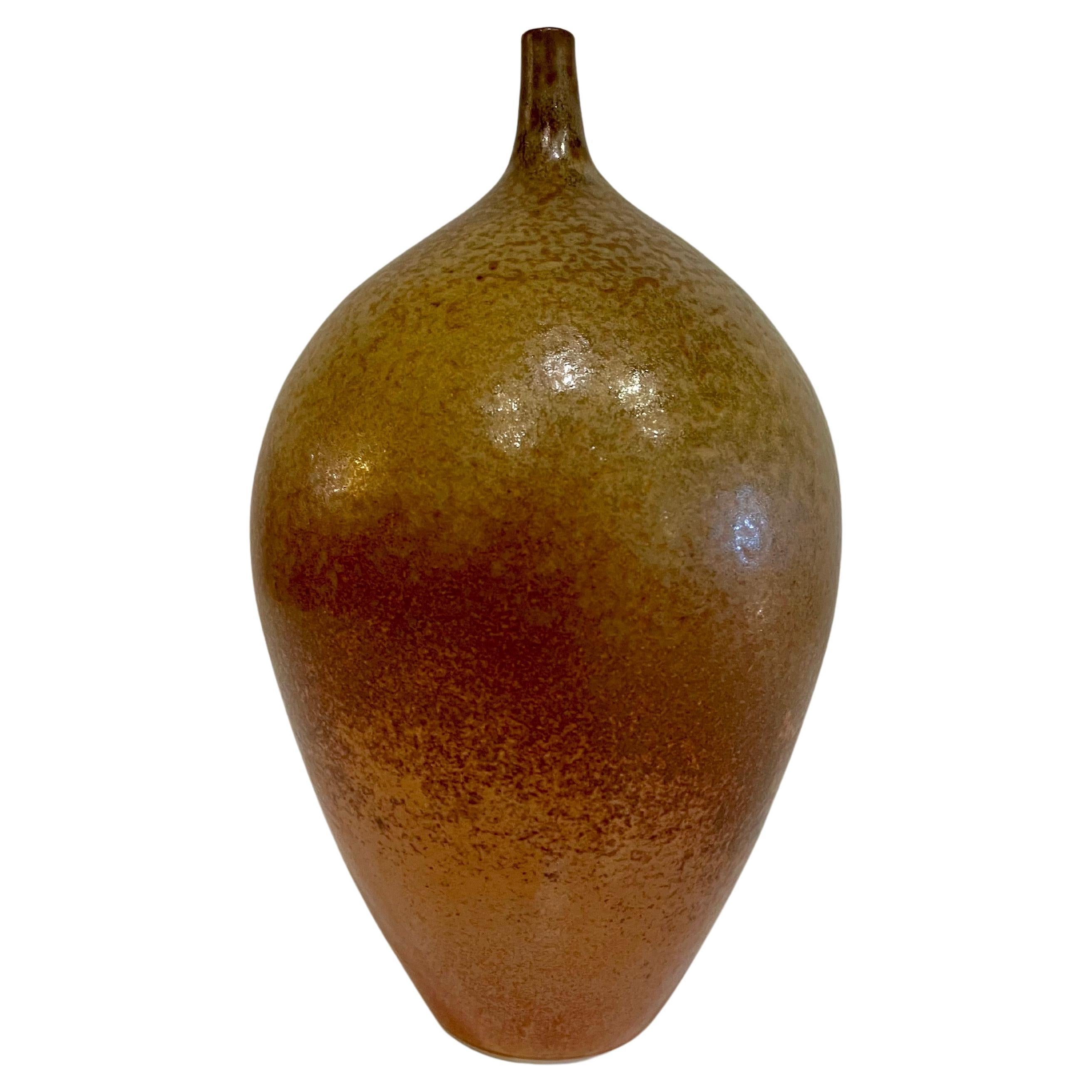 Vase en céramique américaine émaillée du milieu du siècle dernier, design californien