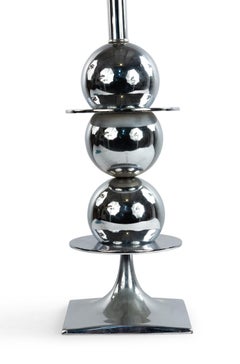 American Midcentury Chrome Table Lamp