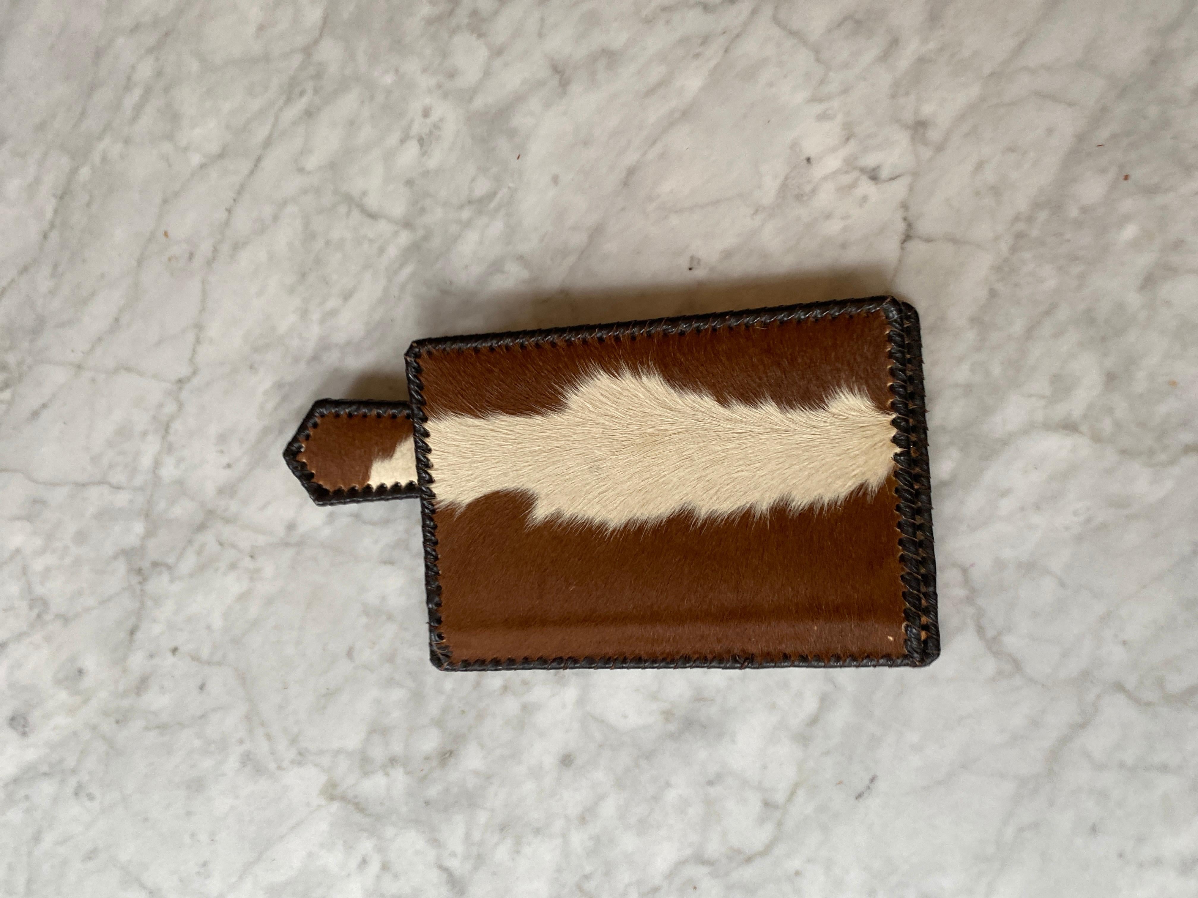 American Mid-Century Cowhide Desk Accessory With Letter Opener 7