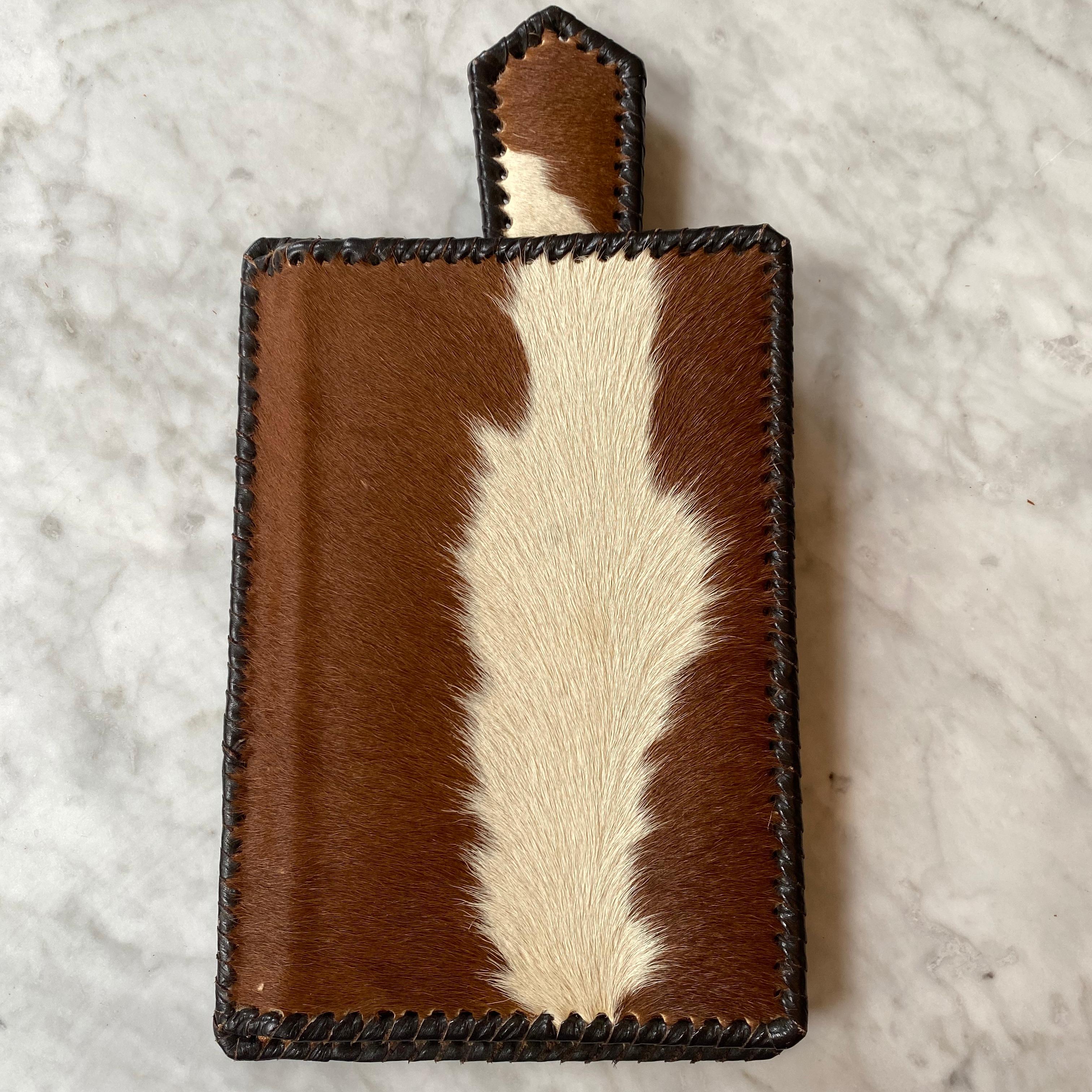 American Mid-Century Cowhide Desk Accessory With Letter Opener 1