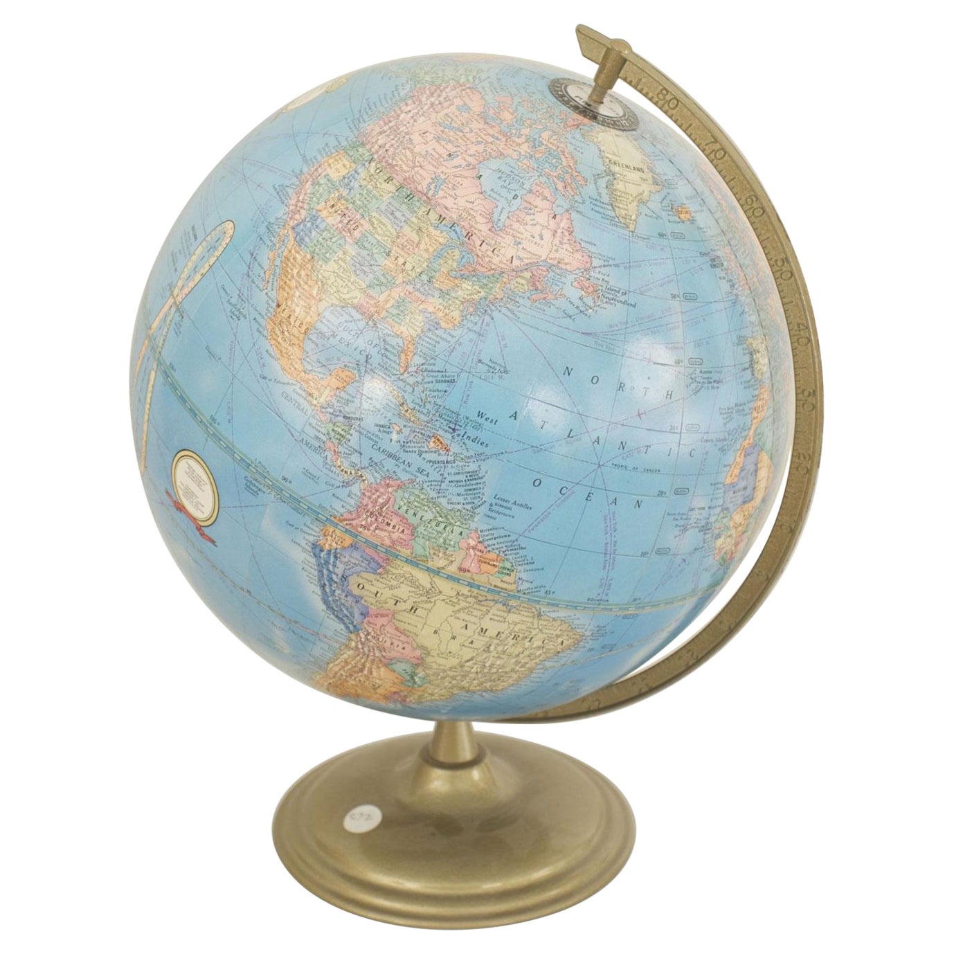 American Mid-Century Desk Globe in vendita