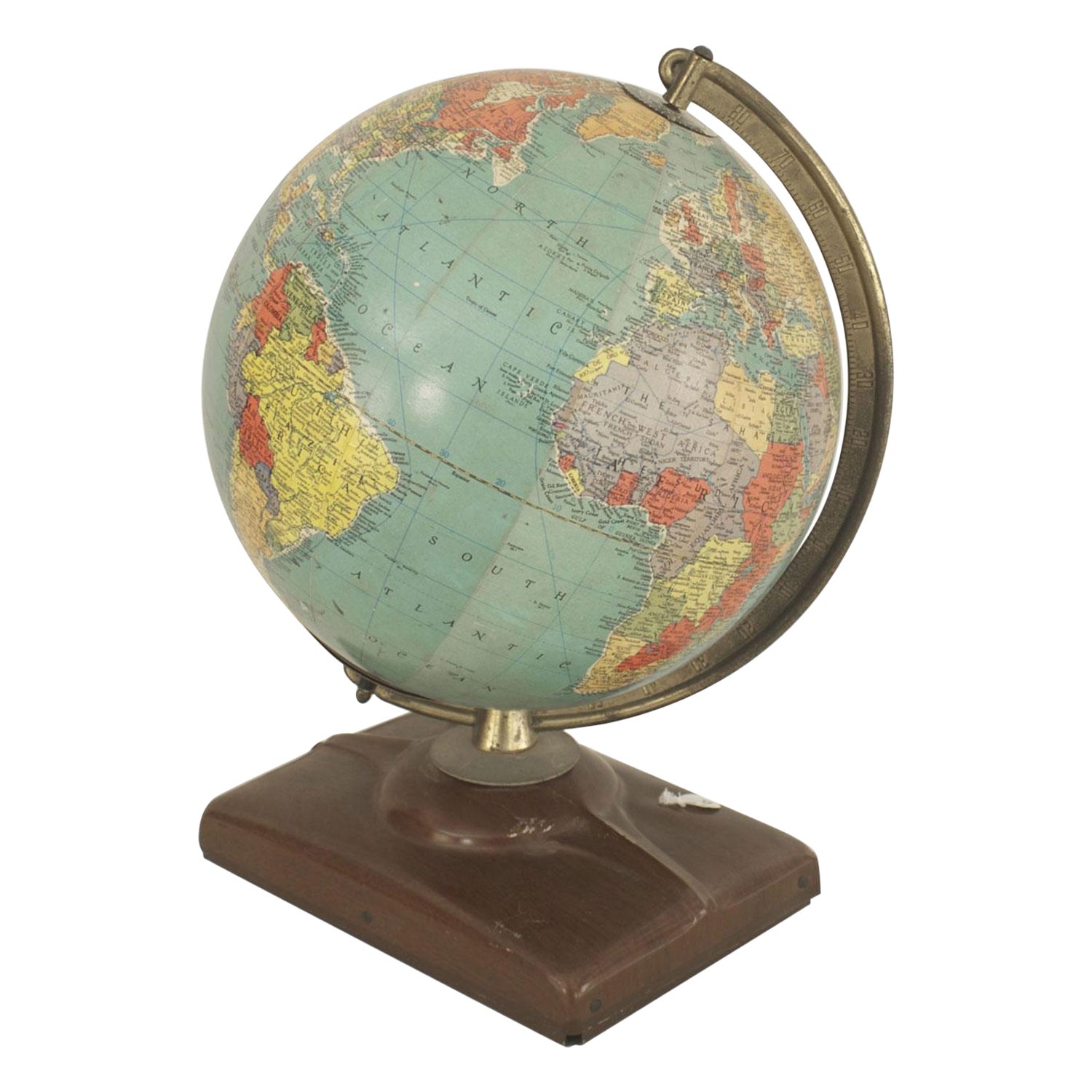 American Mid-Century Desk Globe im Angebot