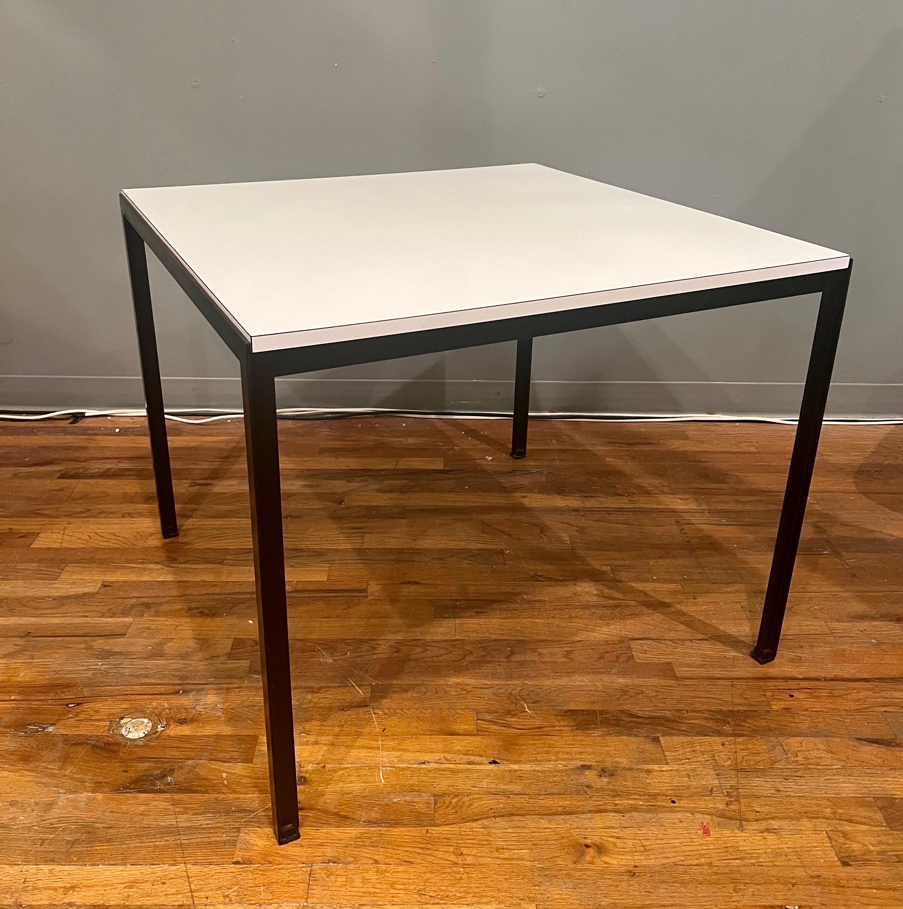 Mid-Century Modern American Mid Century Florence Knoll T-Angle Dining Table for Knoll Associates For Sale