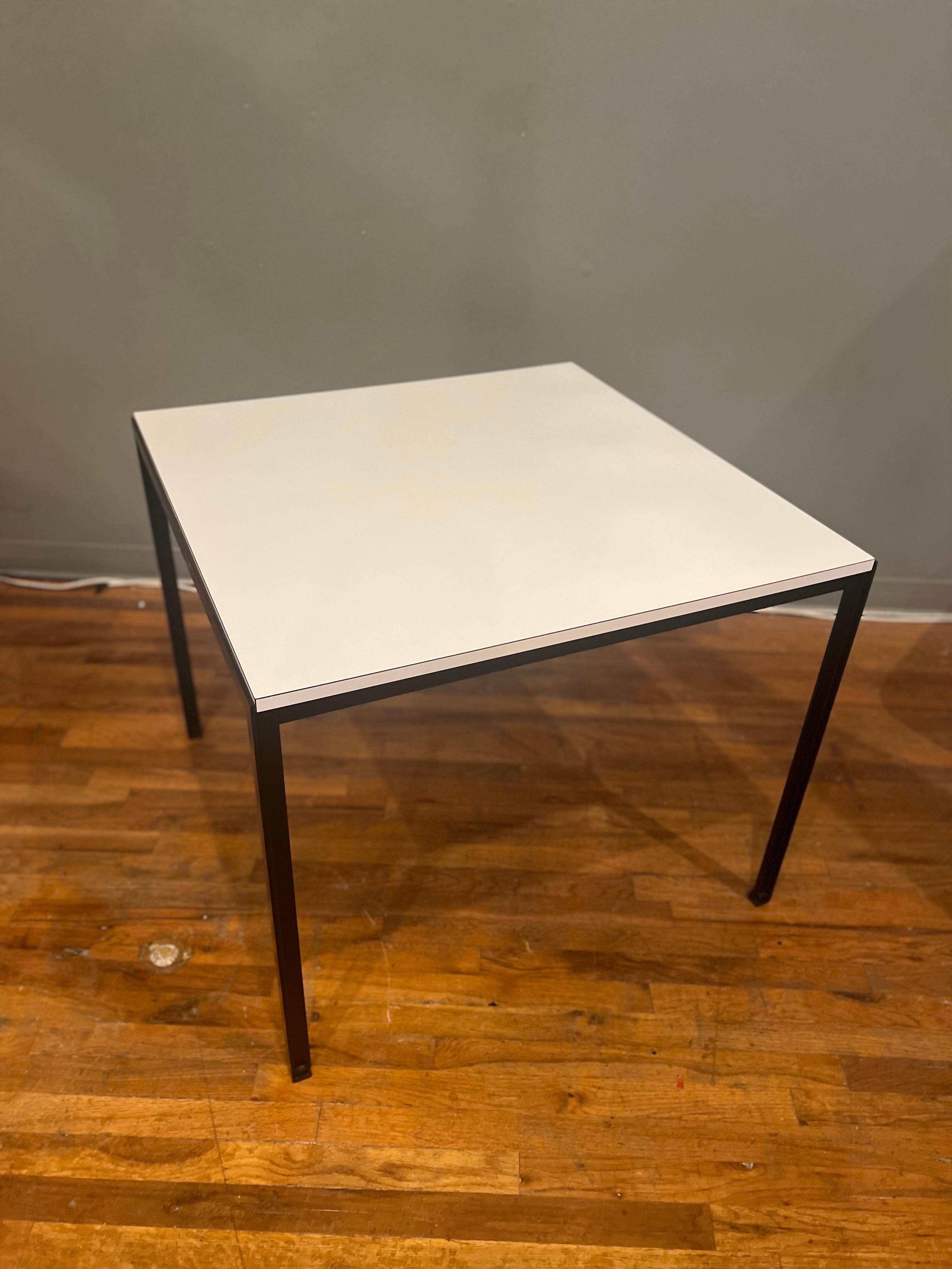 American Mid Century Florence Knoll T-Angle Dining Table for Knoll Associates For Sale 1