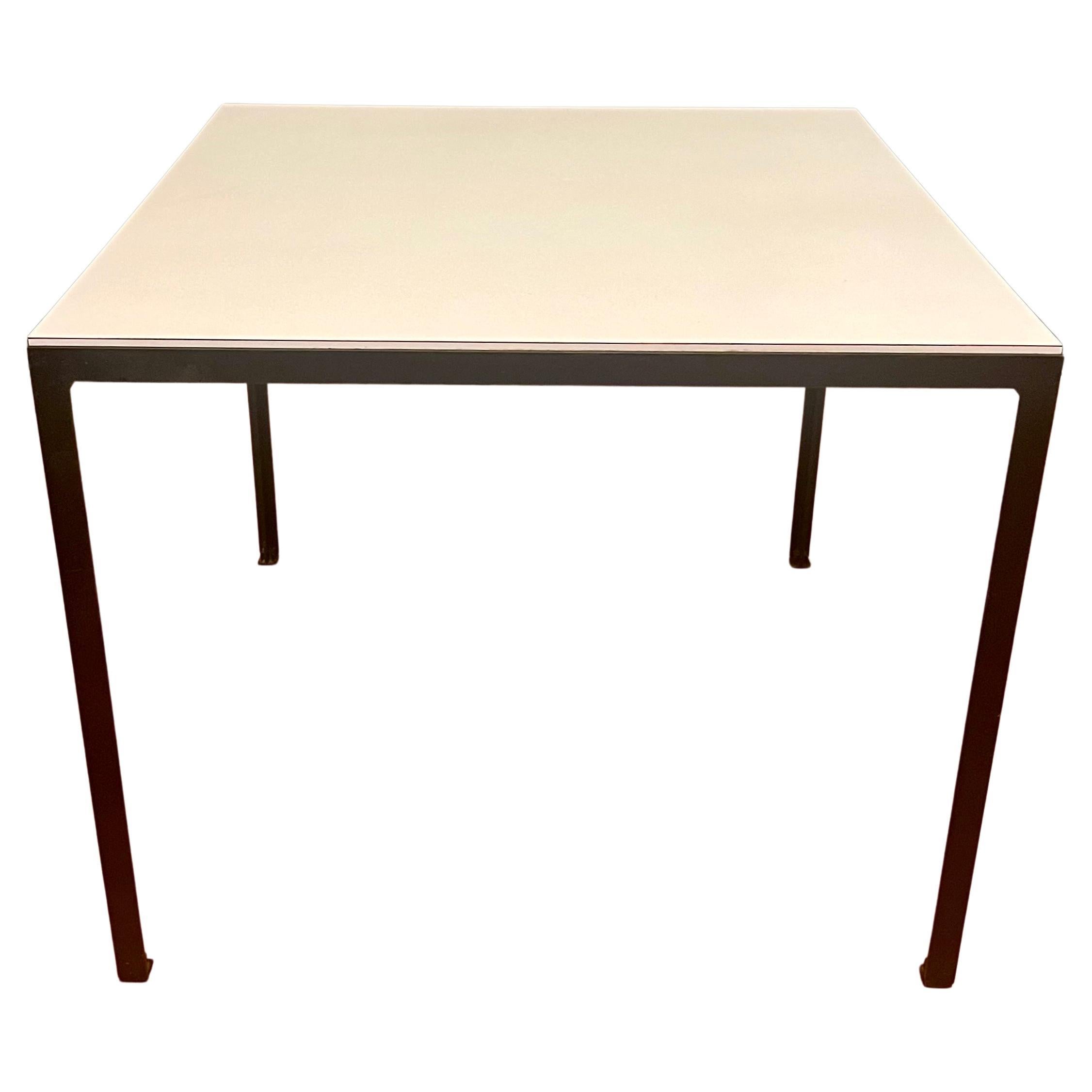 American Mid Century Florence Knoll T-Angle Dining Table for Knoll Associates