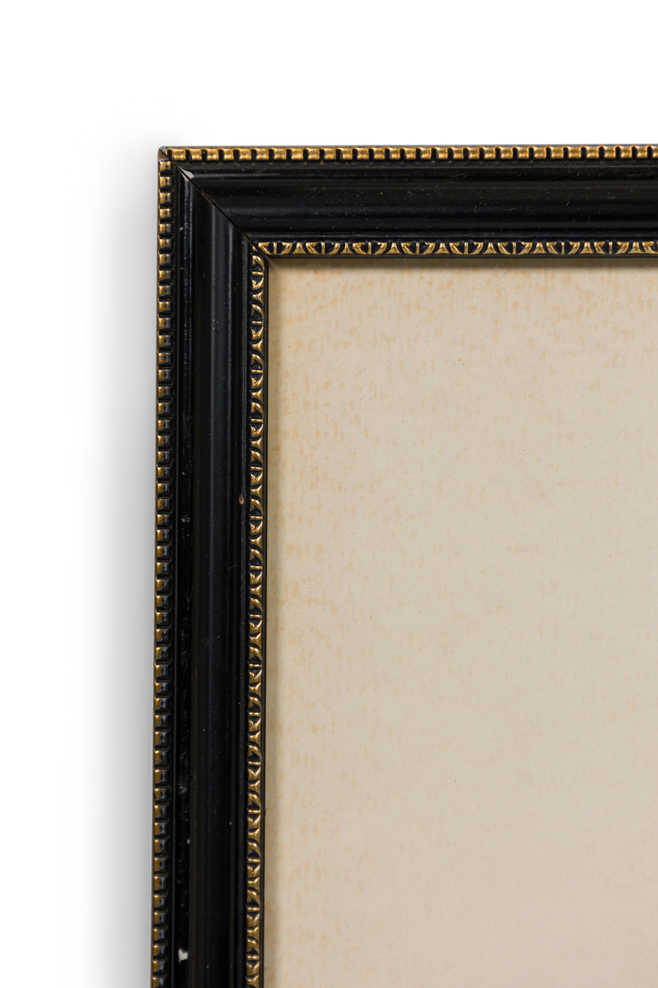 Américain Gravure américaine encadrée du milieu du siècle représentant un Airdale-Terrier en vente