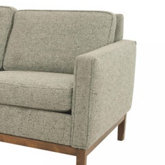 American Mid-Century Gray Wood 4-Piece Living Room Set