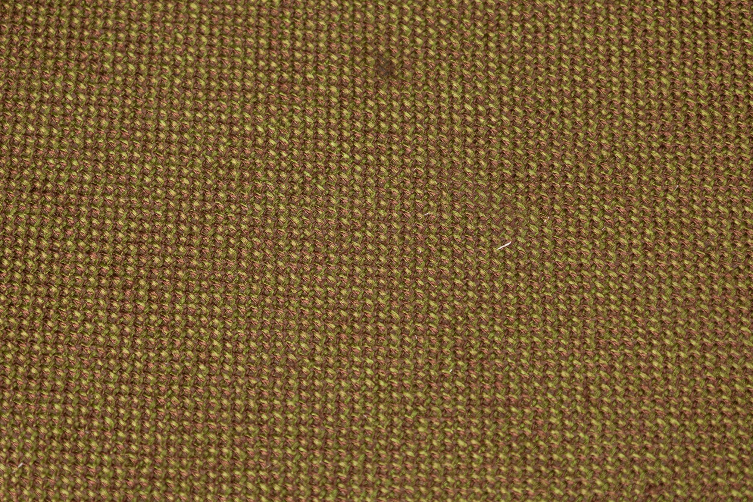 Fauteuil américain du milieu du siècle, tapissé en vert et en Brown en vente 1