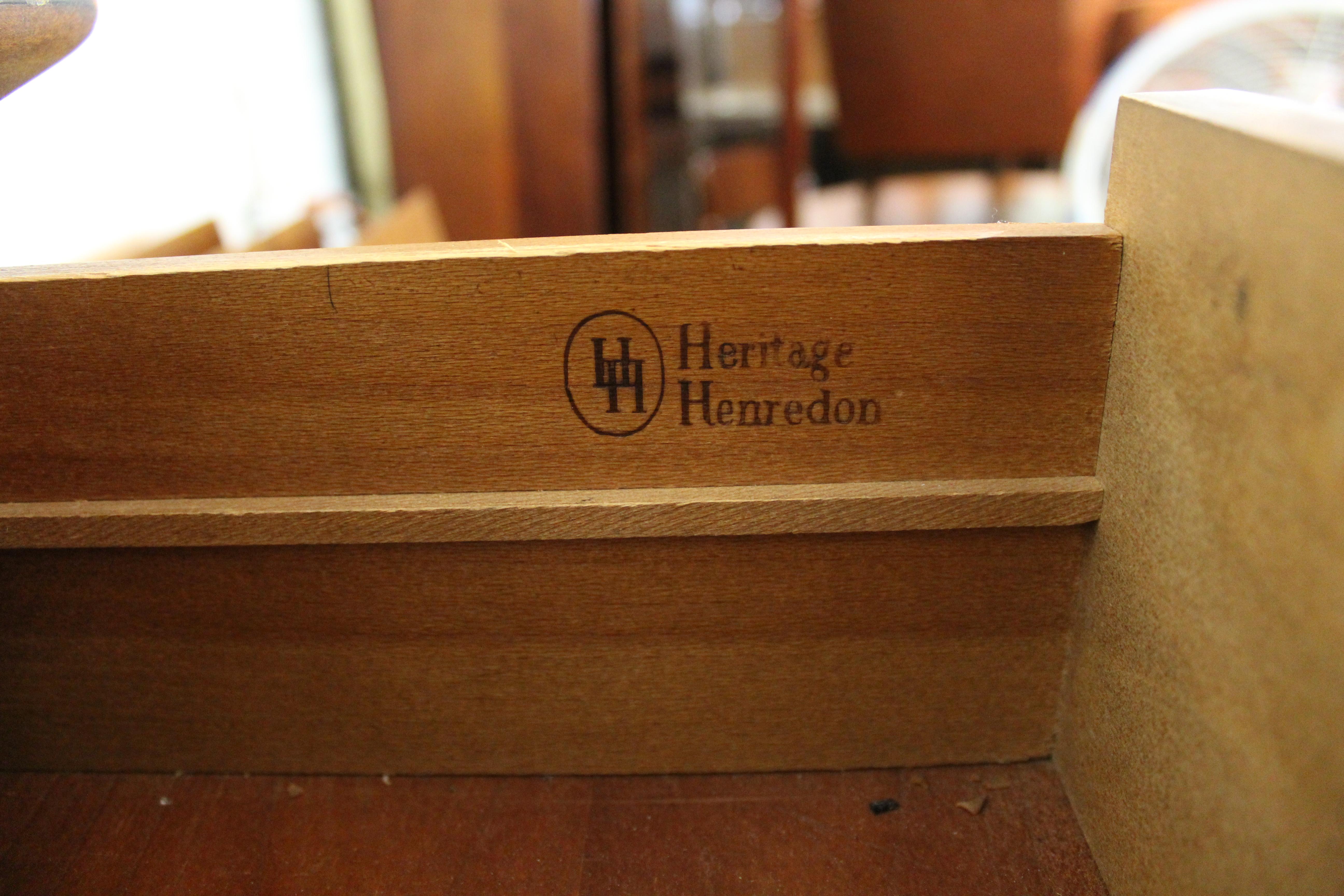 American Mid-Century Highboy Dresser by Heritage Henredon 9