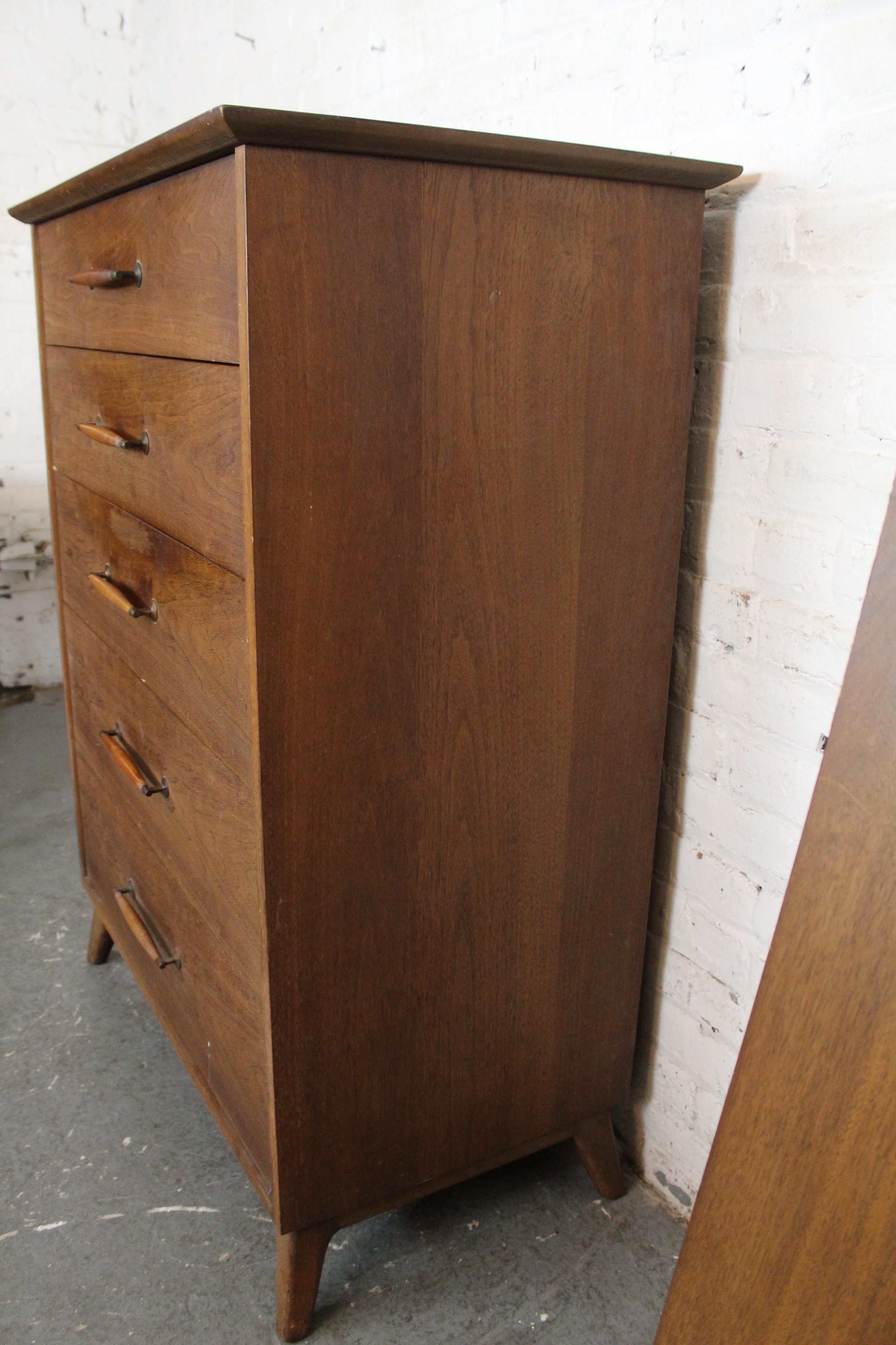 Mid-Century Modern American Mid-Century Highboy Dresser by Heritage Henredon