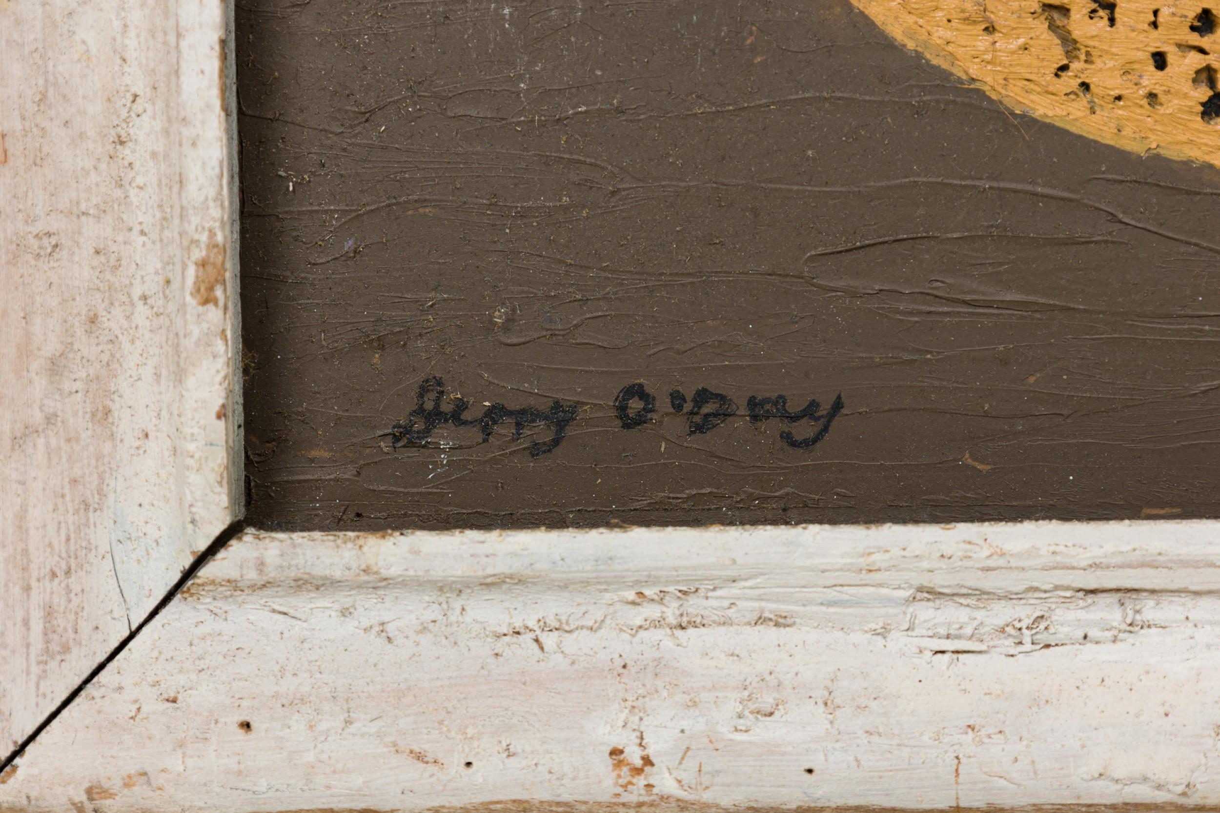 Amerikanische Mitte des Jahrhunderts Jerry O'Day Abstrakt auf Ölgemälde im Zustand „Gut“ im Angebot in New York, NY