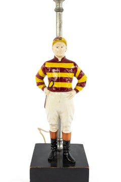 American Mid-Century Jockey Figure Table Lamp