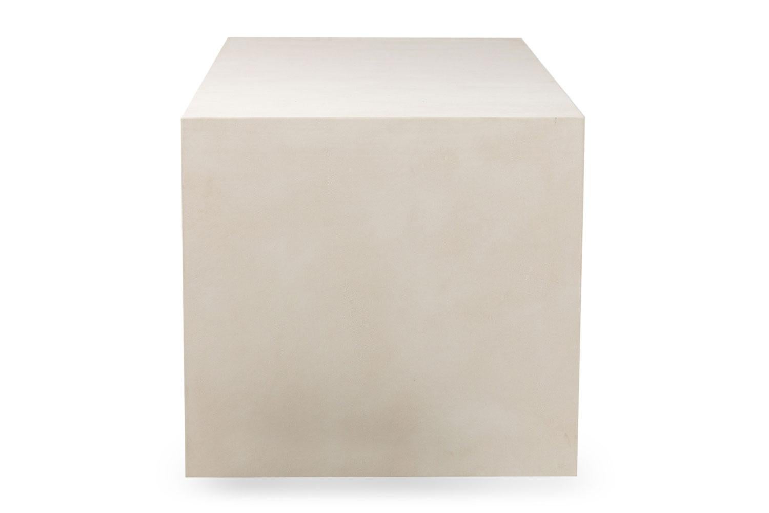 Mid-Century moderno American Mid-Century Karl Springer Style Custom Built Desk in vendita