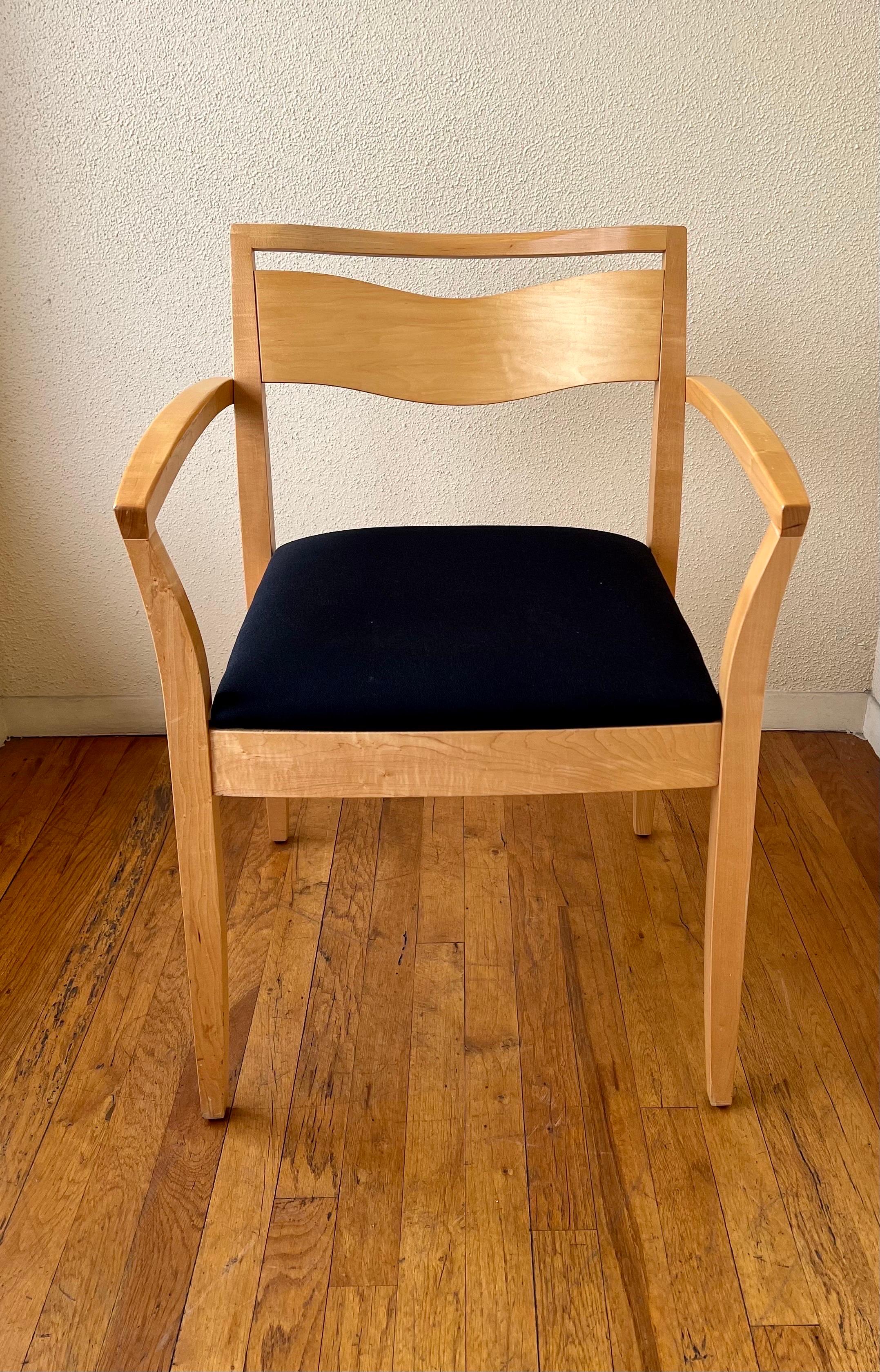 Amerikanischer Knoll Studio-Sessel aus der Mitte des Jahrhunderts von Linda & Joseph Ricchio (Postmoderne) im Angebot