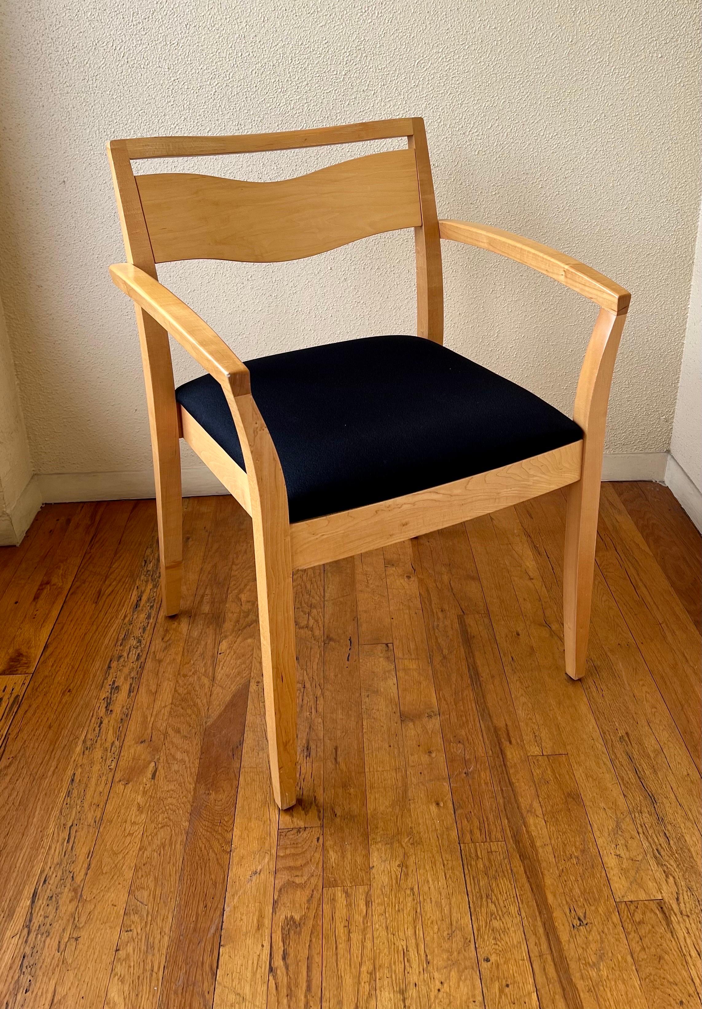 American Midcentury Knoll Studio Armchair by Linda & Joseph Ricchio In Excellent Condition For Sale In San Diego, CA