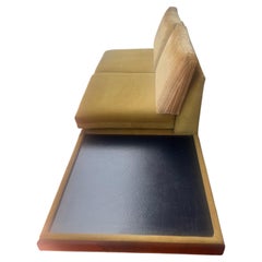 American Mid Century Large Sofa by Adrian Pearsall with Slate Table & Walnut