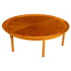 American Mid Century Modern 54" Circular Coffee Table by Tomlinson Sophisticate
