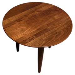 Mesa de cóctel de nogal macizo de estilo «Mid Century Modern» de la marca Ace-Hi, de California