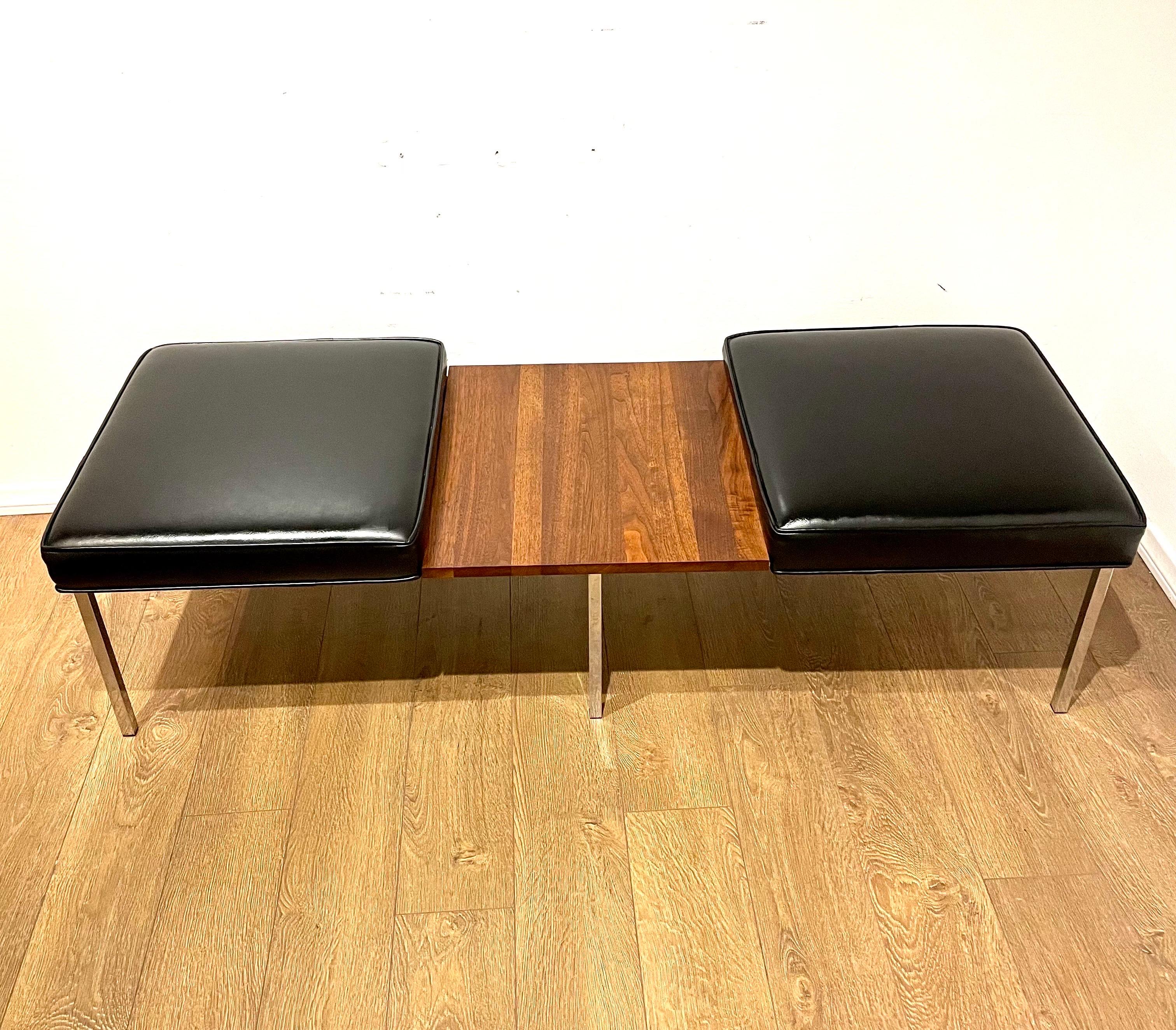 American Mid-Century Modern Bench Table In Excellent Condition In San Diego, CA