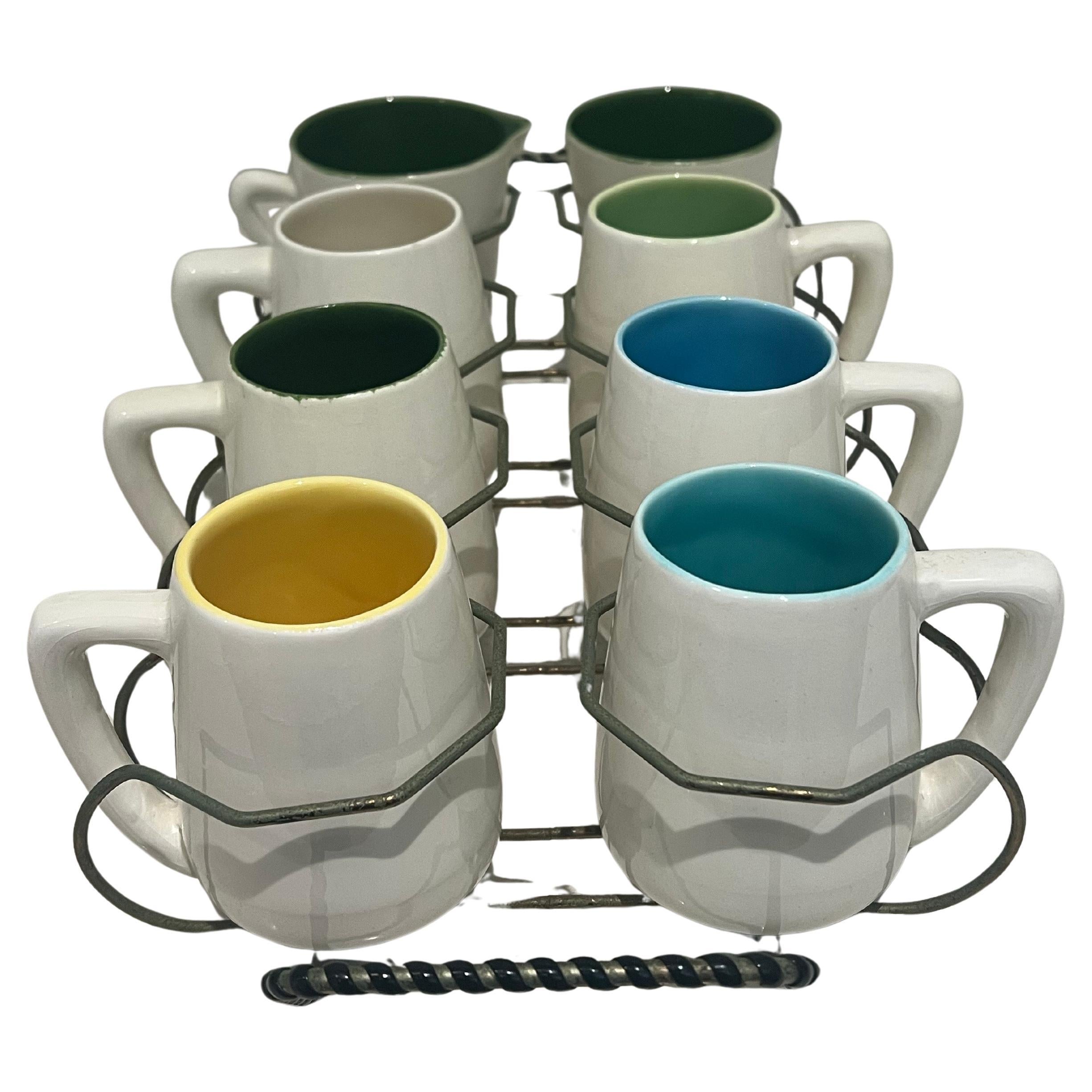 Mid-Century moderno Set da tè per caffè di design californiano del Mid Century Modern americano Atomic Age in vendita